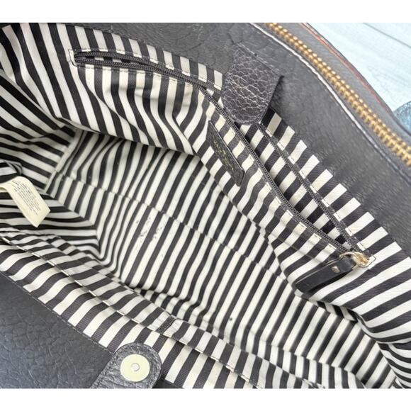 Kate Spade Southport Avenue Lydia Black Leather Large Satchel Shoulder Bag Purse - Picture 13 of 14